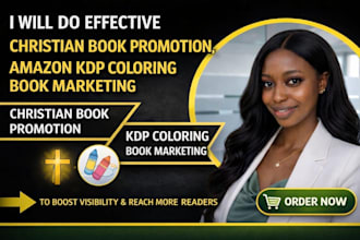 do effective christian book marketing, amazon KDP coloring book promotion