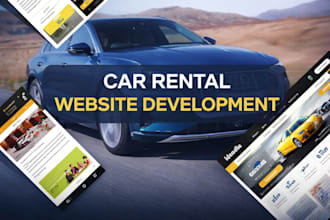 car rental website car dealership, car booking, car hire website, taxi booking