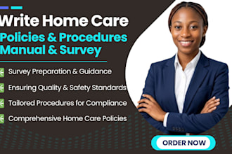 write home care policies and procedures manual for cqc or state compliance