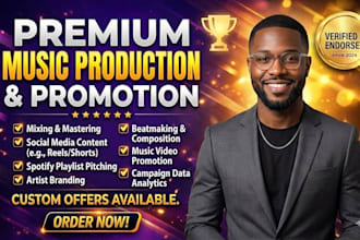 do organic music promotion, distribution and music release
