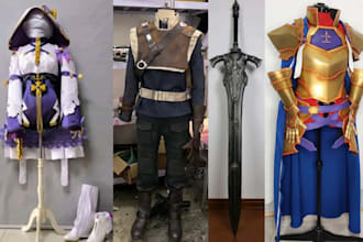 3d cosplay costume creation cosplay armor helmet design 3d props halloween mask