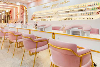 revit 3d hair salon,4k spa render,hair wash, mockup design,wall decor,nail salon