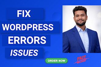 fix wordpress errors issues and hacked recovery within 24 hours