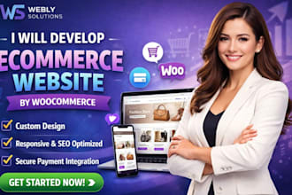 develop ecommerce website by woocommerce