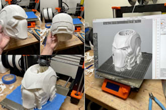 sculpt 3d mask 3d helmet mask 3d cosplay for 3d printing