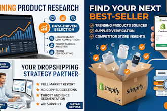 do professional shopify product research