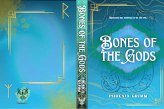 book covers and logo