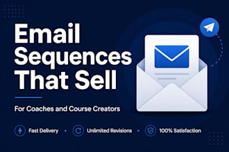 write email sequences for coaches and course creators