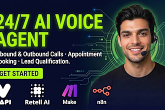 build ai voice agent for and appointment booking, lead gen using vapi, retell ai