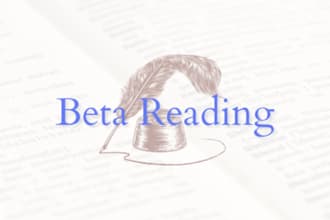 beta read fiction and creative nonfiction manuscripts
