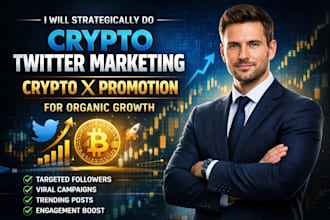 strategically do crypto twitter marketing crypto x promotion for organic growth