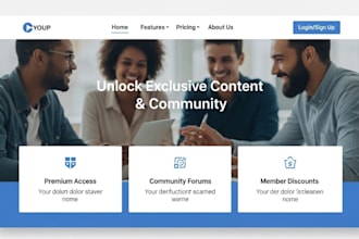 design squarespace membership website booking system subscription setup