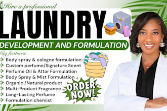 make detergent, soaps, laundry, household, and toiletry products formulation
