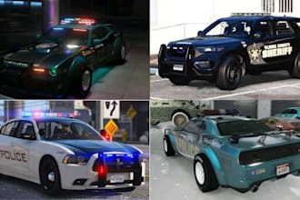create custom fivem police and ems car liveries for lspdfr