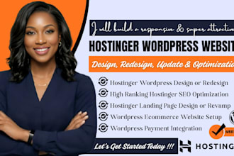 hostinger website design hostinger website builder hostinger wordpress ecommerce