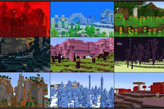 mod minecraft, terraria, and starbound with custom biomes, weapons, items