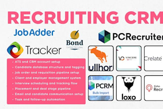 set bullhorn vincere crelate pcrecruiter jobadder loxo zoho recruit bond tracker