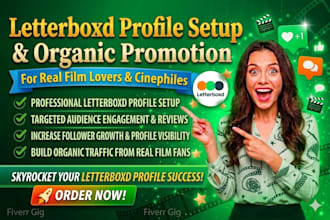 set up, and promote your letterboxd movie organically for real film lovers