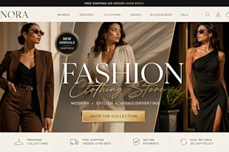 design shopify clothing website, clothing shopify store, clothing brand website