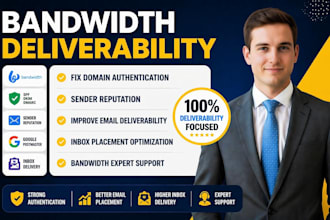 bandwidth deliverability fix domain authentication sender reputation