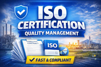 guide you for iso certification and compliance documentation