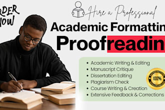 edit, proofread, ghostwrite your academic writing thesis and dissertation