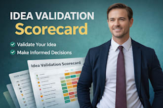 score and validate your startup idea with a proven framework