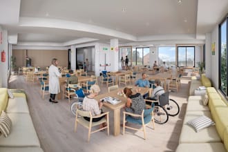 design clinic interior hospital laboratory pharmacy diagnostic center skincare