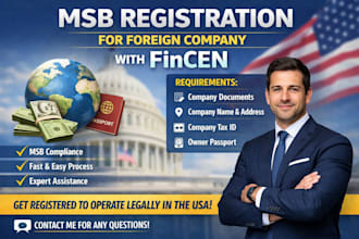 do msb registration with fincen for foreign company