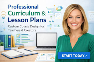 create a professional curriculum lesson plan for your course