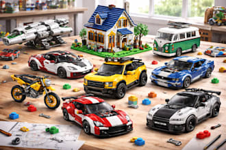 design 3d lego design set moc, lego technic bike 3d lego minifigure for printing