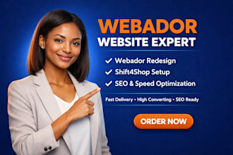 build webador website design, webador website redesign hostinger website design