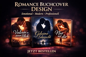 entwirf ein romantisches buchcover für deinen liebesroman