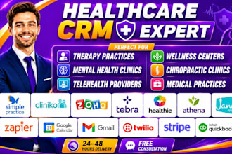 pipedrive healthcare CRM simple practice cliniko  tebra healthie athena jane app