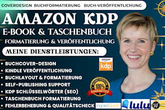 ihr buch professionell für amazon KDP, ebook und taschenbuch formatieren