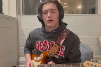 record soulful americana folk vocals with acoustic guitar for your track