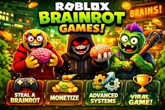 create roblox game using brainrot characters, roblox brainrot, steal a brainrot