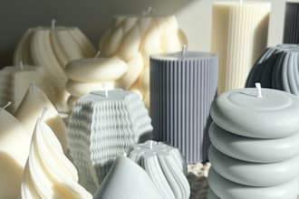 do custom silicon mold candle mold 3d silicon mold fusion 360 cad 3d prototype