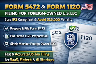 file form 5472 form 1120 for us single member llc