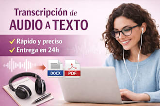 transcribo audio a texto en español