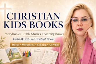 write christian children storybooks bible stories and kids low content books
