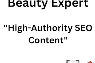 write high authority SEO skincare and beauty articles