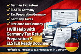 help with germany tax return preparation elster ready and  all documents