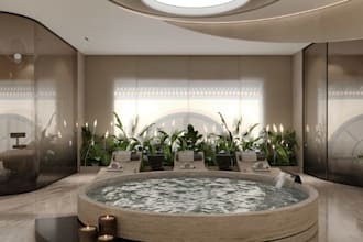 do 3d jacuzzi design, 3d wellness center, spas, saunas, pools, 3d steam room