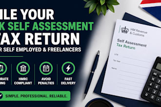 file your UK self assessment tax return for self employed, freelancers