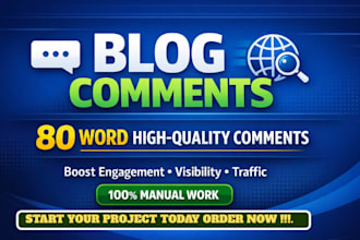write engaging blog comments and website comments to boost traffic and SEO
