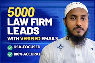 provide 5000 verified law firm leads for targeted outreach
