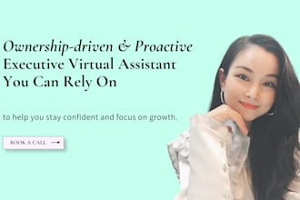 be your proactive executive virtual assistant