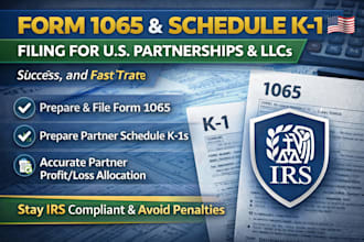 file US individual tax return 1065 and k1 schedule c for c corp s corp