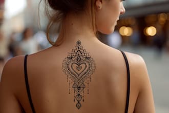 design traditional or modern tribal tattoo art